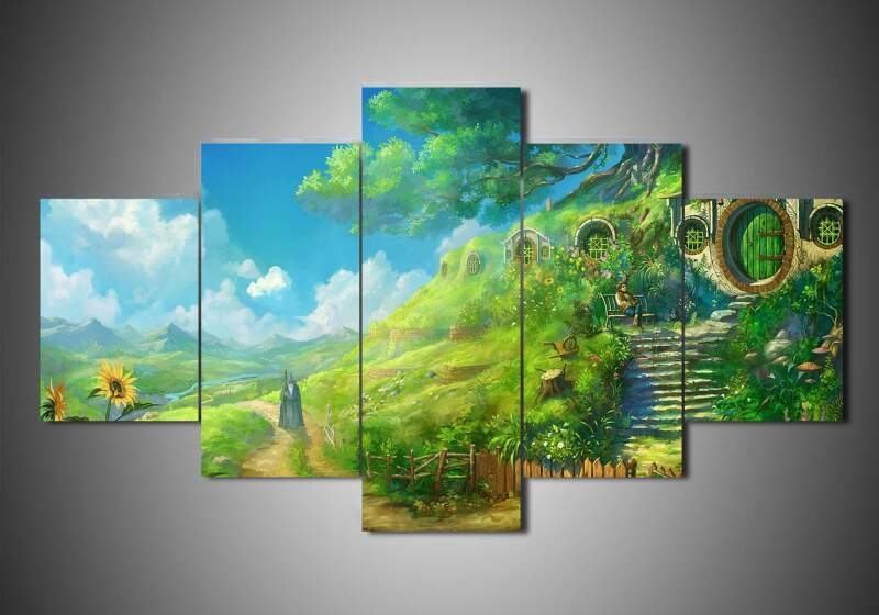 The Hobbit 5 Movie Leinwandbilder Kunstdrucke  