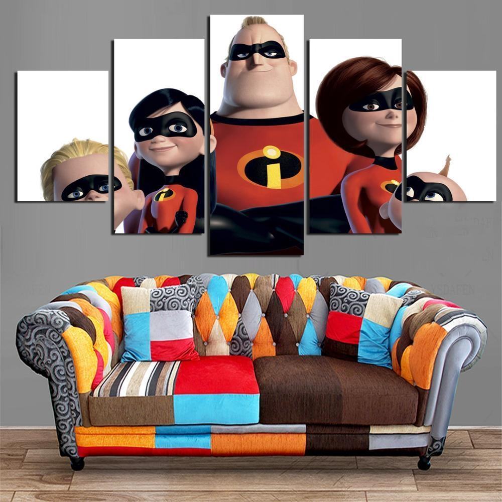The Incredibles 2 Karikatur Leinwandbilder Kunstdrucke Rahmen