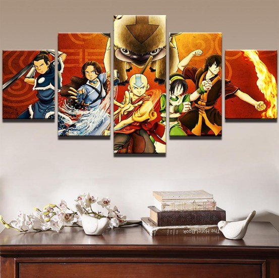 The Last Airbender Movie Karikatur Leinwandbilder Kunstdrucke Rahmen