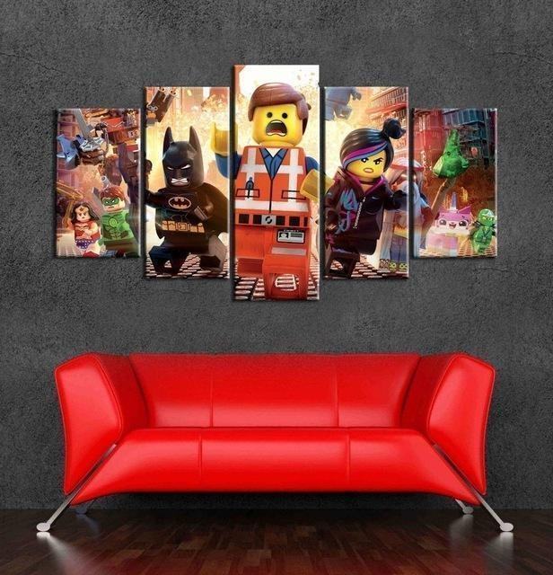 The Lego Movie Characters 1 Cartoon Leinwandbilder Kunstdrucke  