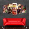 the lego movie characters 1 cartoon leinwandbilder kunstdrucke rahmen 1279