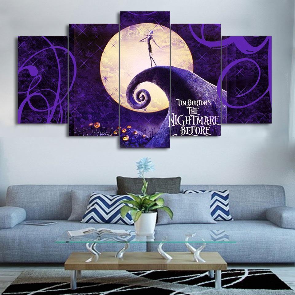 The Nightmare Before Christmas 2 Karikatur Leinwandbilder Kunstdrucke Rahmen