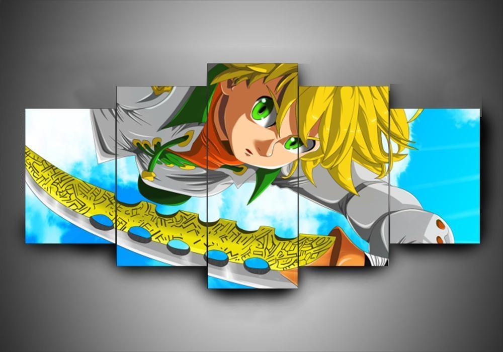 The Seven Deadly Sinsnanatsu No Taizai 1 Anime Leinwandbilder Kunstdrucke Rahmen