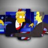 The Simpsons 1 Karikatur Leinwandbilder Kunstdrucke Rahmen