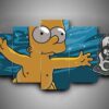 The Simpsons 2 Cartoon Leinwandbilder Kunstdrucke the simpsons 2 cartoon leinwandbilder kunstdrucke 4362