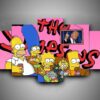 The Simpsons 4 Cartoon Leinwandbilder Kunstdrucke the simpsons 4 cartoon leinwandbilder kunstdrucke 5524