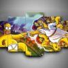 the simpsons 6 karikatur leinwandbilder kunstdrucke rahmen 8359