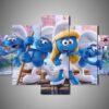 the smurfs karikatur leinwandbilder kunstdrucke rahmen 4657