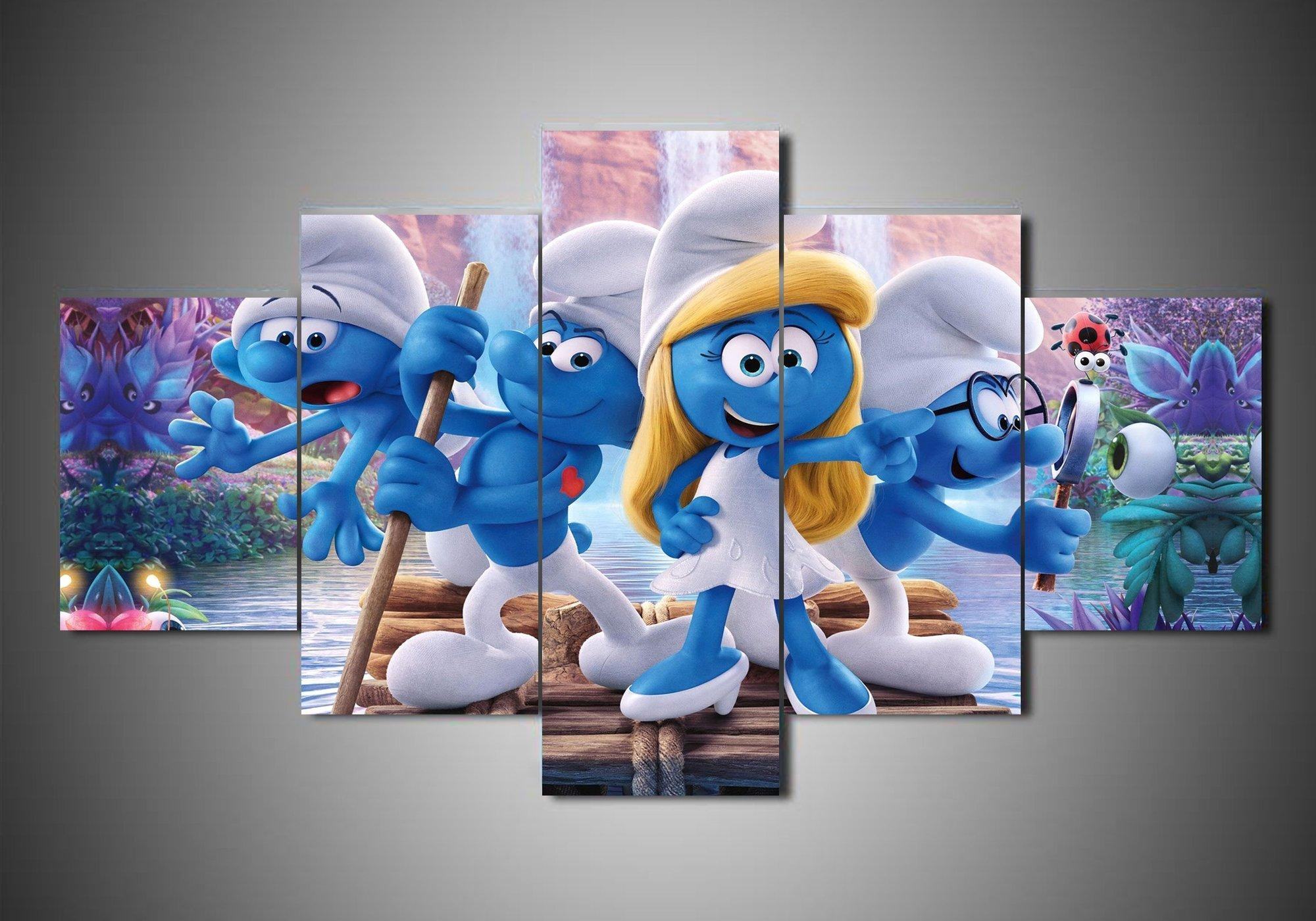 The Smurfs Karikatur Leinwandbilder Kunstdrucke Rahmen