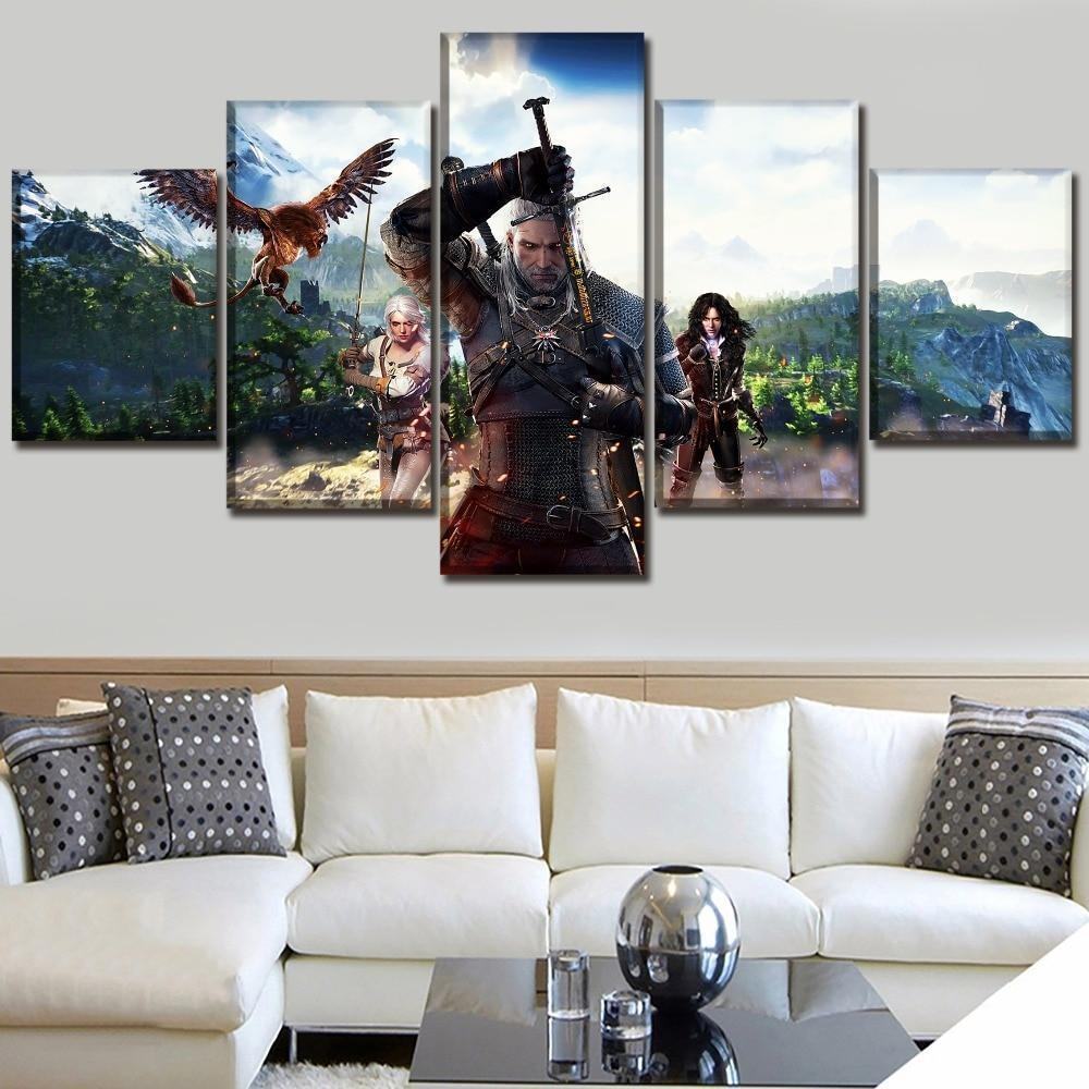 The Witcher 3 Poster 2 Gaming Leinwandbilder Kunstdrucke Rahmen
