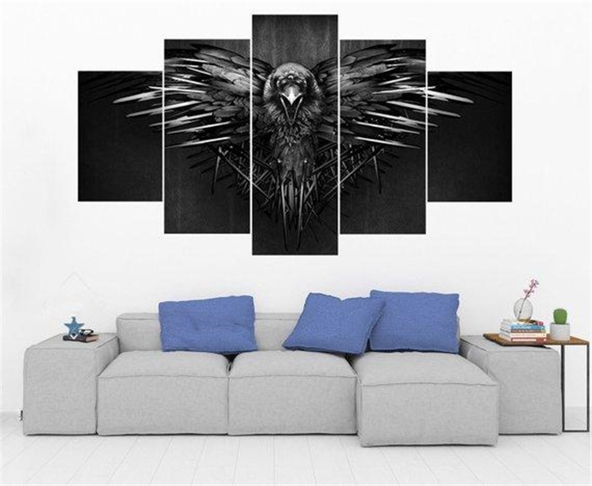 Three Eyed Raven Game Of Thrones 2 Film Leinwandbilder Kunstdrucke Rahmen