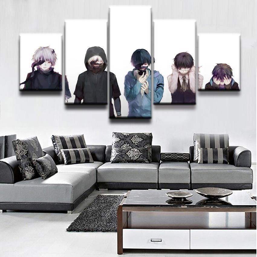 Tokyo Ghoul Ken Kaneki Evolution Anime Leinwandbilder Kunstdrucke  
