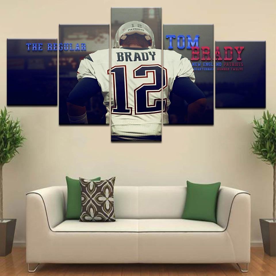 Tom Brady Sport Leinwandbilder Kunstdrucke Rahmen