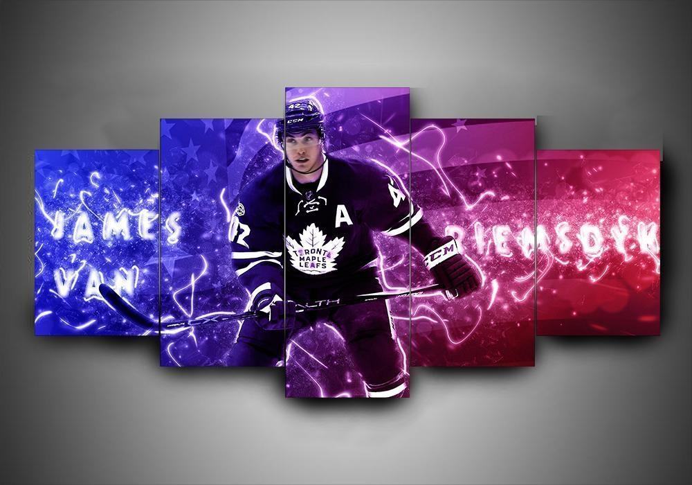 Toronto Maple Leafs James van Riemsdyk - Dynamische Sport Leinwandbilder Kunstdrucke