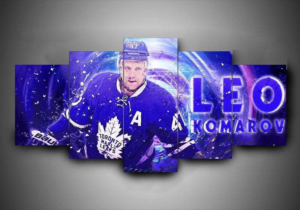 Toronto Maple Leafs Leo Komarov Sport Leinwandbilder Kunstdrucke  