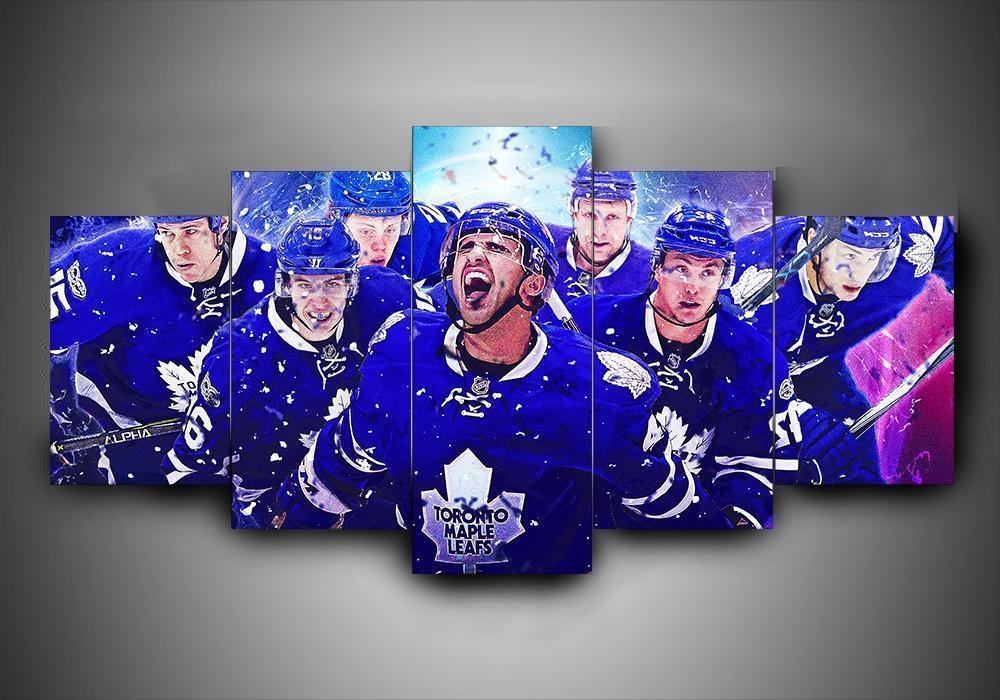 Toronto Maple Leafs Team - Starke Sport Leinwandbilder Kunstdrucke