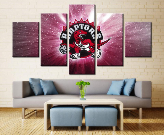 Toronto Raptors Basketball - Dynamische Sport Leinwandbilder Kunstdrucke