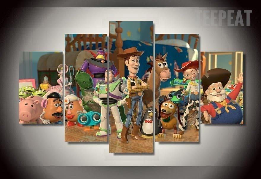 Toy Story Room Cartoon Leinwandbilder Kunstdrucke Rahmen