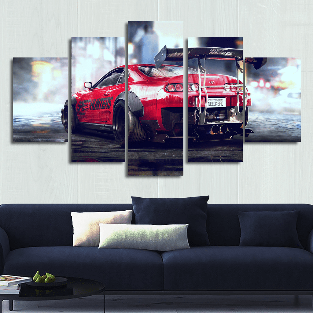 Toyota Supra Leinwandbilder Kunstdrucke Rahmen