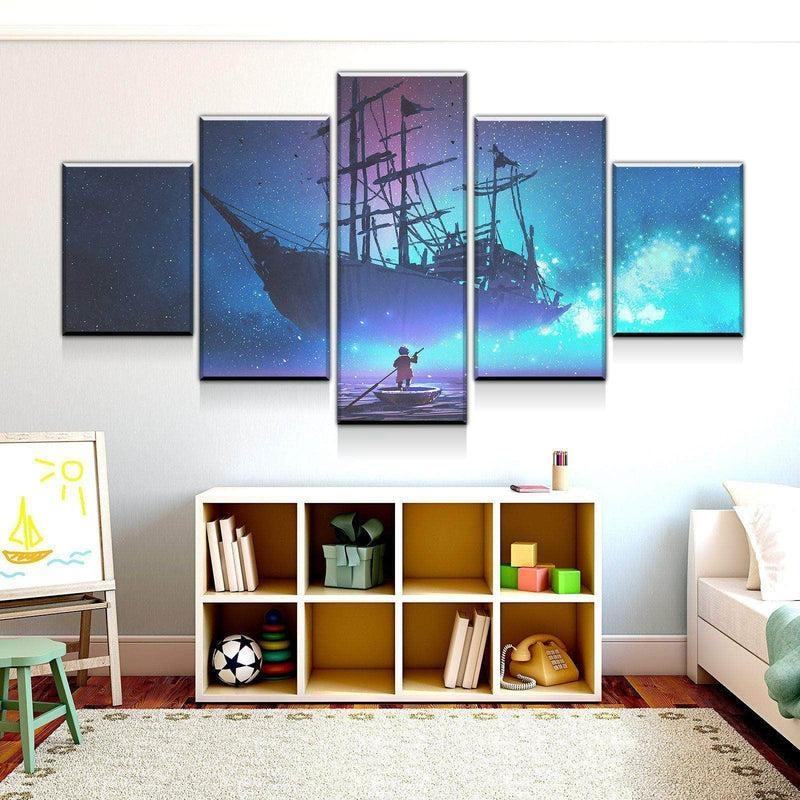 Traumschiff Leinwandbilder Kunstdrucke Rahmen