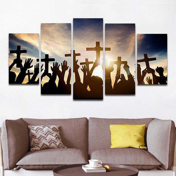 Treue Versammlung Leinwandbilder Kunstdrucke Rahmen