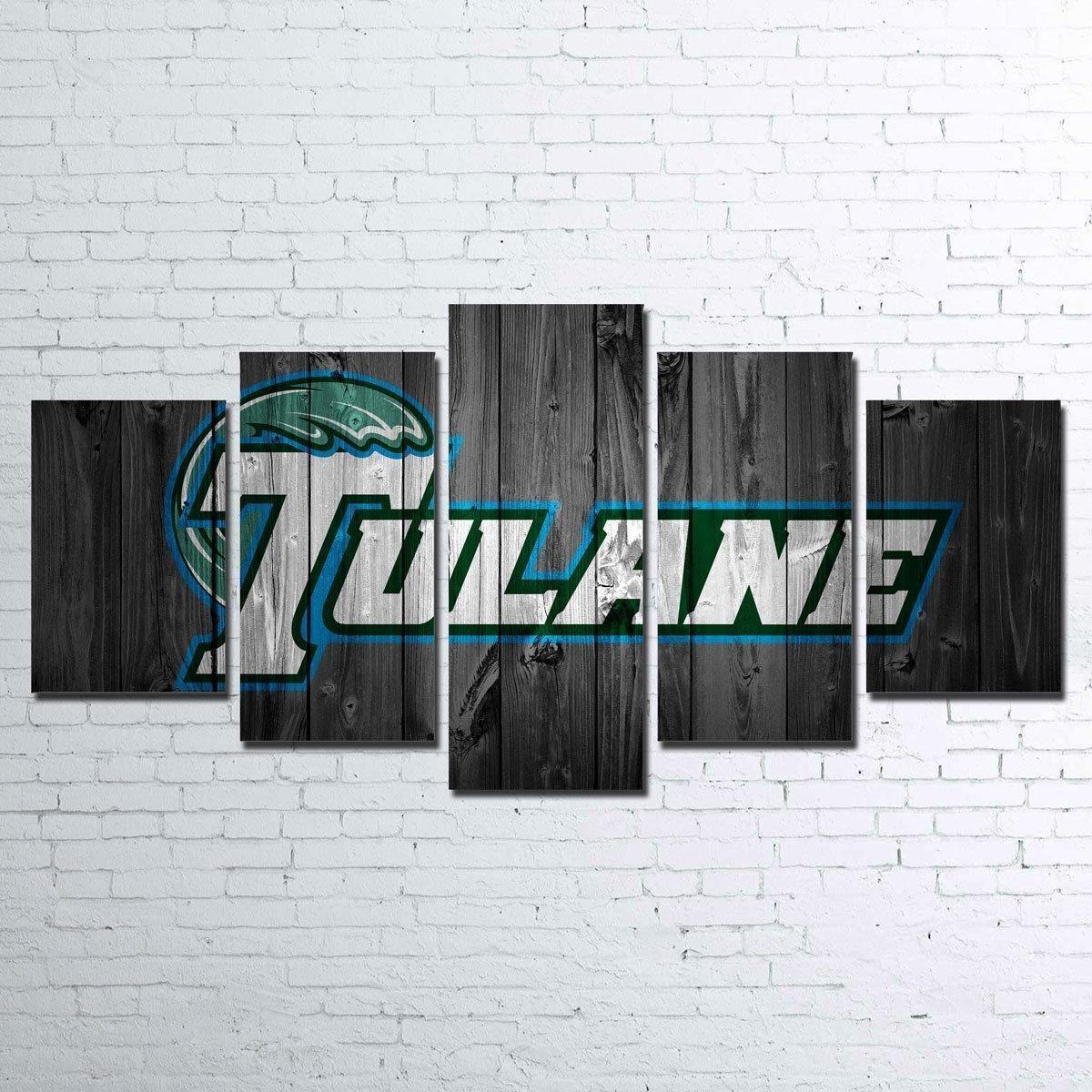 Tulane Logo - Klassische Sport Leinwandbilder Kunstdrucke