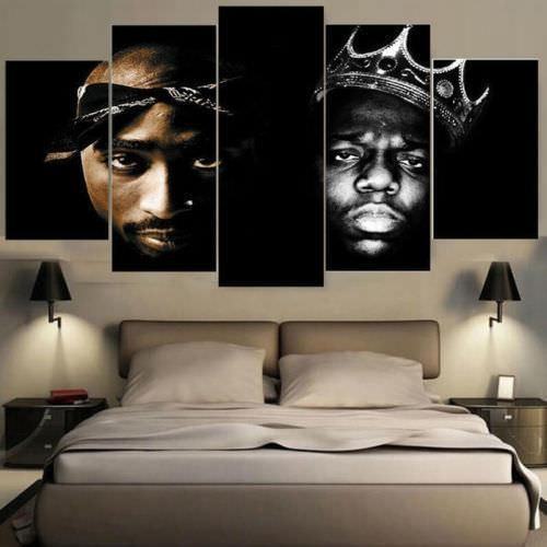 Tupac Shakur And Biggie Small Celebrity Leinwandbilder Kunstdrucke  