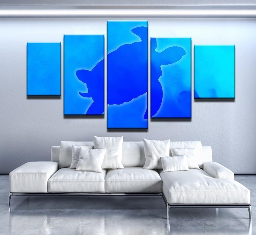 Turtle Under The Sea Animal Leinwandbilder Kunstdrucke  
