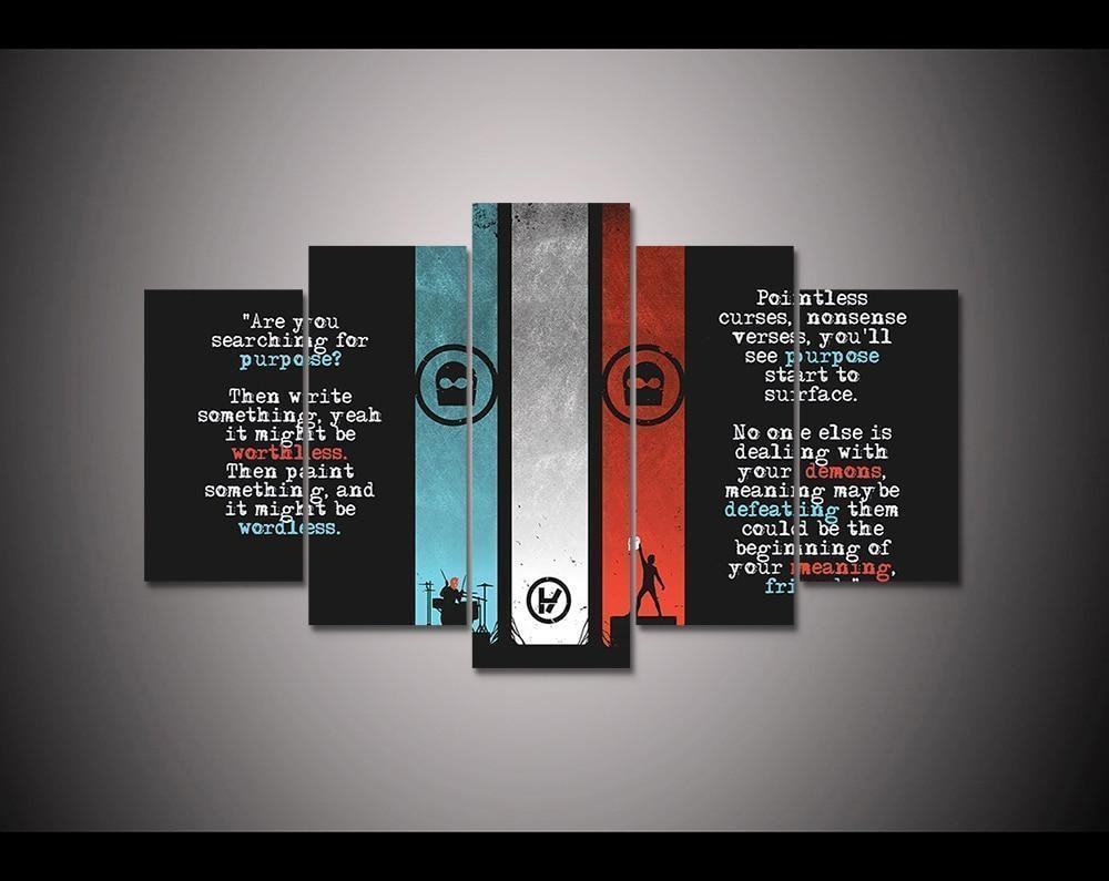 Twenty One Pilots 16 Celebrity Leinwandbilder Kunstdrucke Rahmen