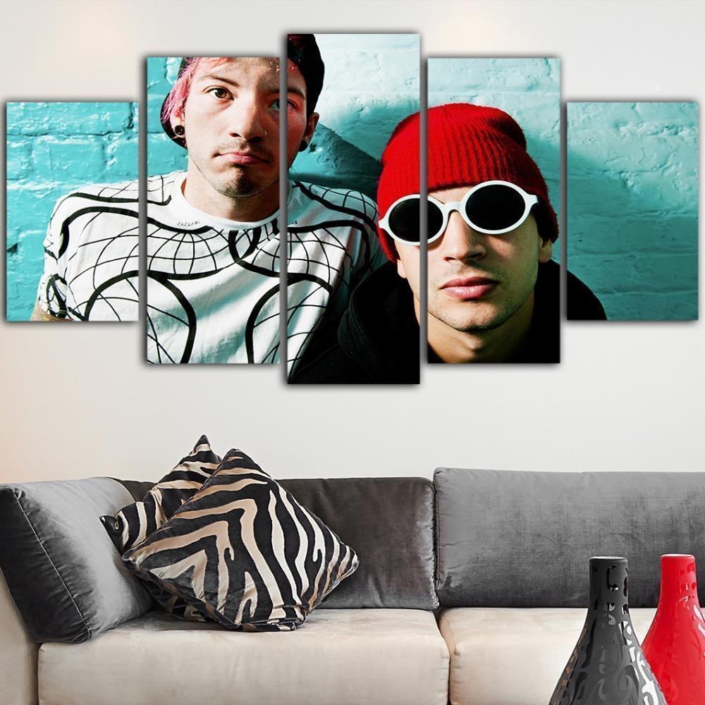 Twenty One Pilots 3 Celebrity Leinwandbilder Kunstdrucke  