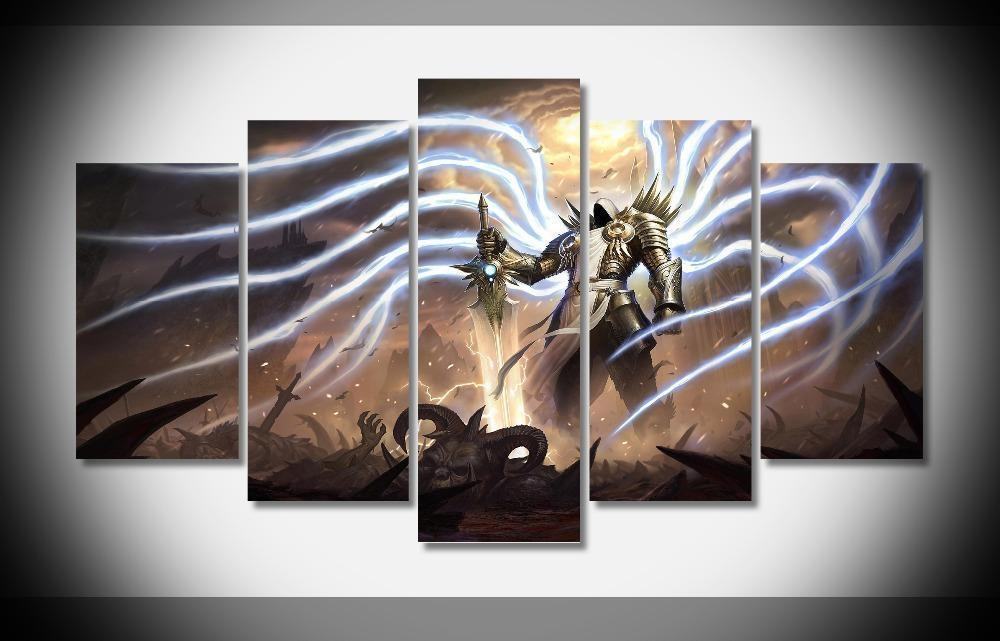 Tyrael Poster 1 Diablo Iii Gaming Leinwandbilder Kunstdrucke Rahmen