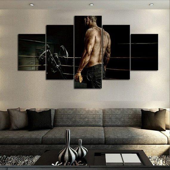 UFC Champ - Dynamische Sport Leinwandbilder Kunstdrucke