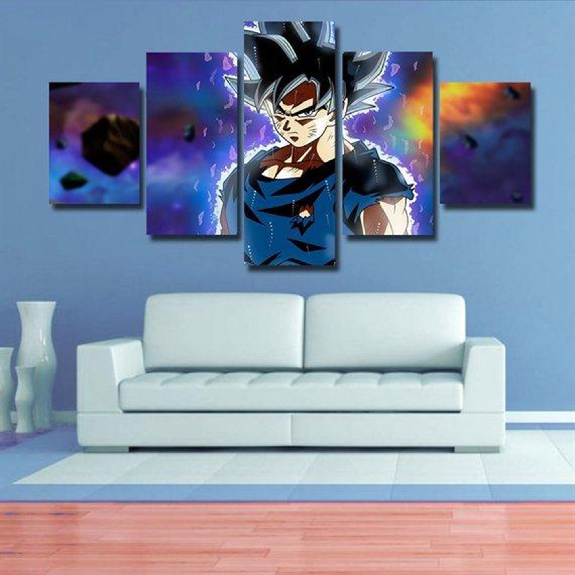 Ultra Goku: Anime Leinwandbilder Kunstdrucke Mit Rahmen