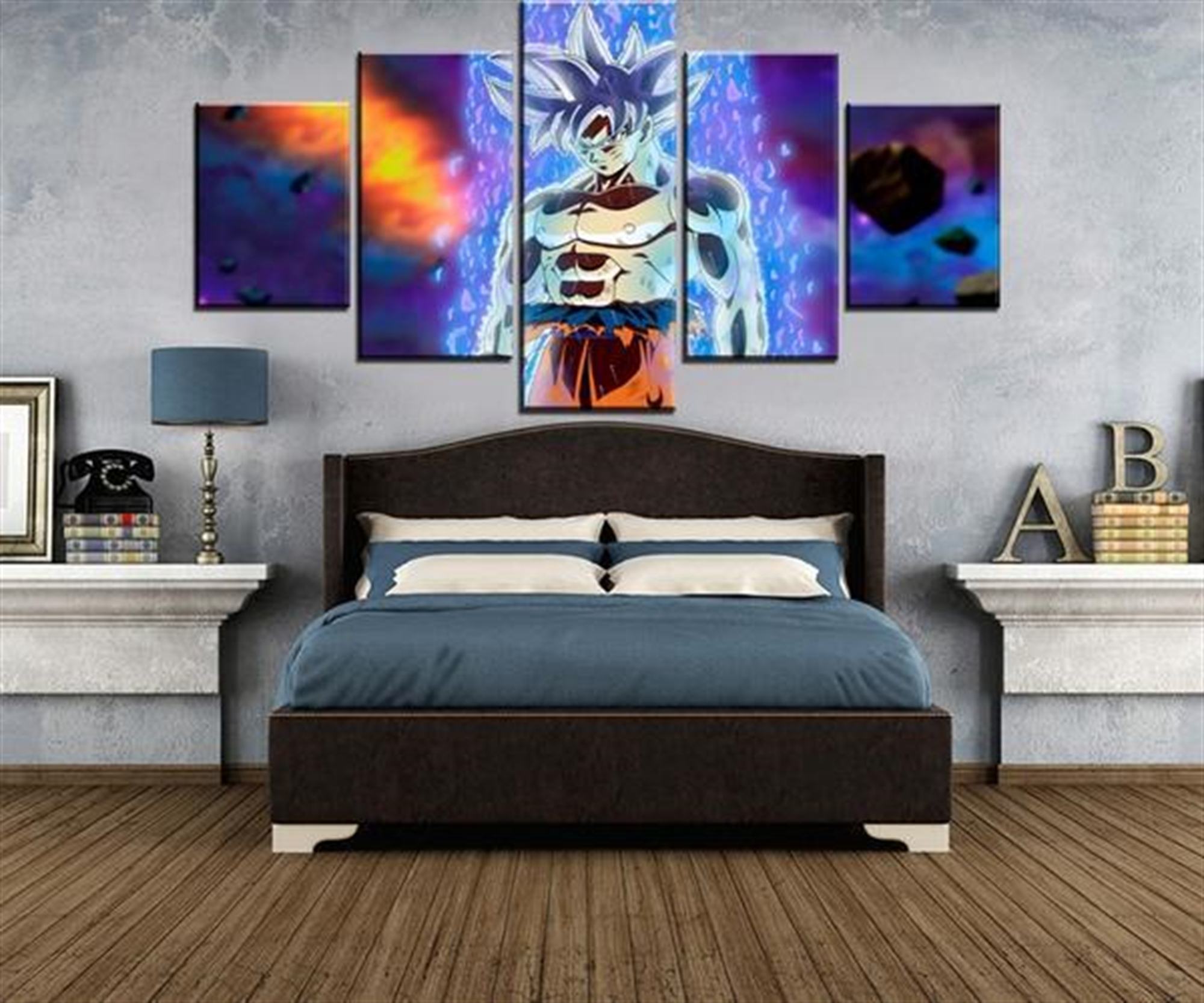 Ultra Instinct Goku Migatte No Gokui Dragon Ball Super: Anime Leinwandbilder Kunstdrucke Mit Rahmen