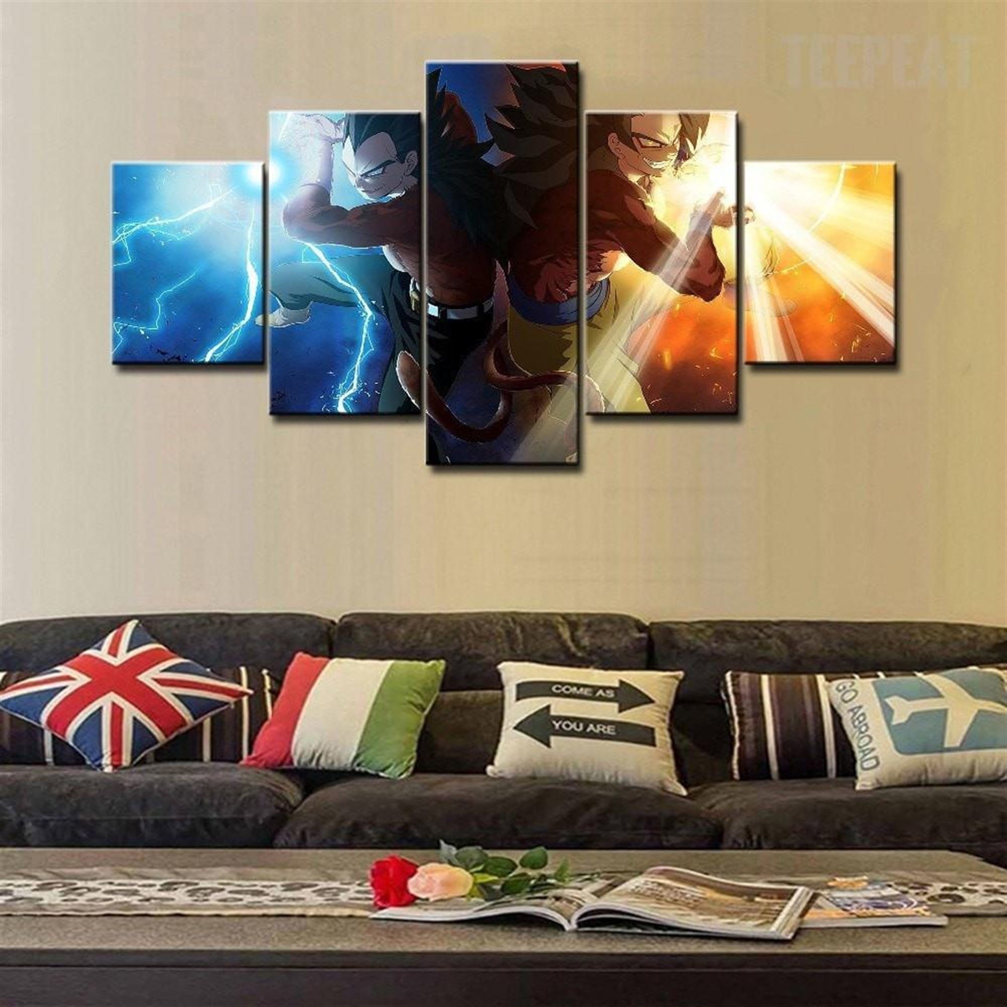 Ultra Instinct Goku Migatte No Gokui Dragon Ball Super: Anime Leinwandbilder Kunstdrucke Mit Rahmen