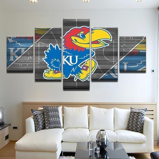 University Of Kansas Ku Jayhawks Nfl Leinwandbilder Kunstdrucke  