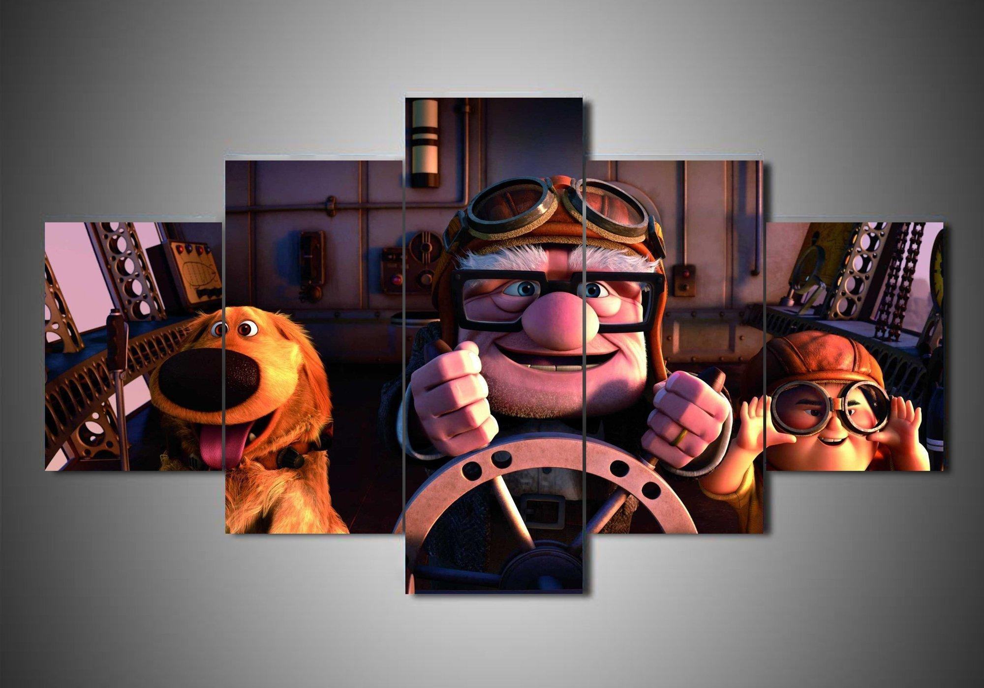 Up 3 Cartoon Leinwandbilder Kunstdrucke  