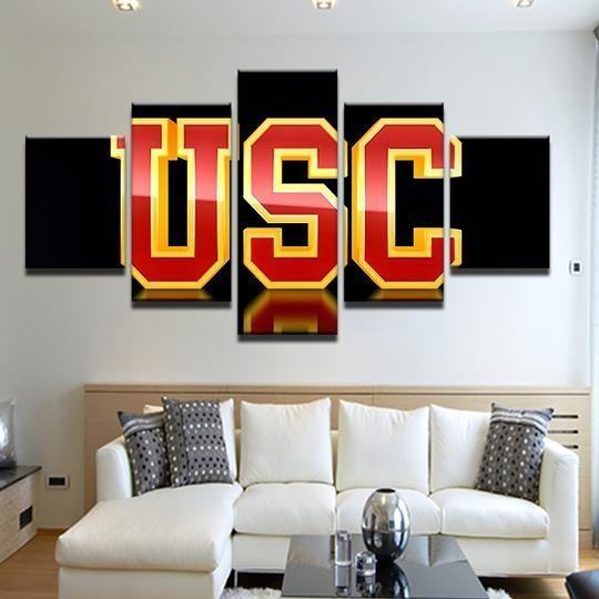 USC 5 - Klassische Sport Leinwandbilder Kunstdrucke