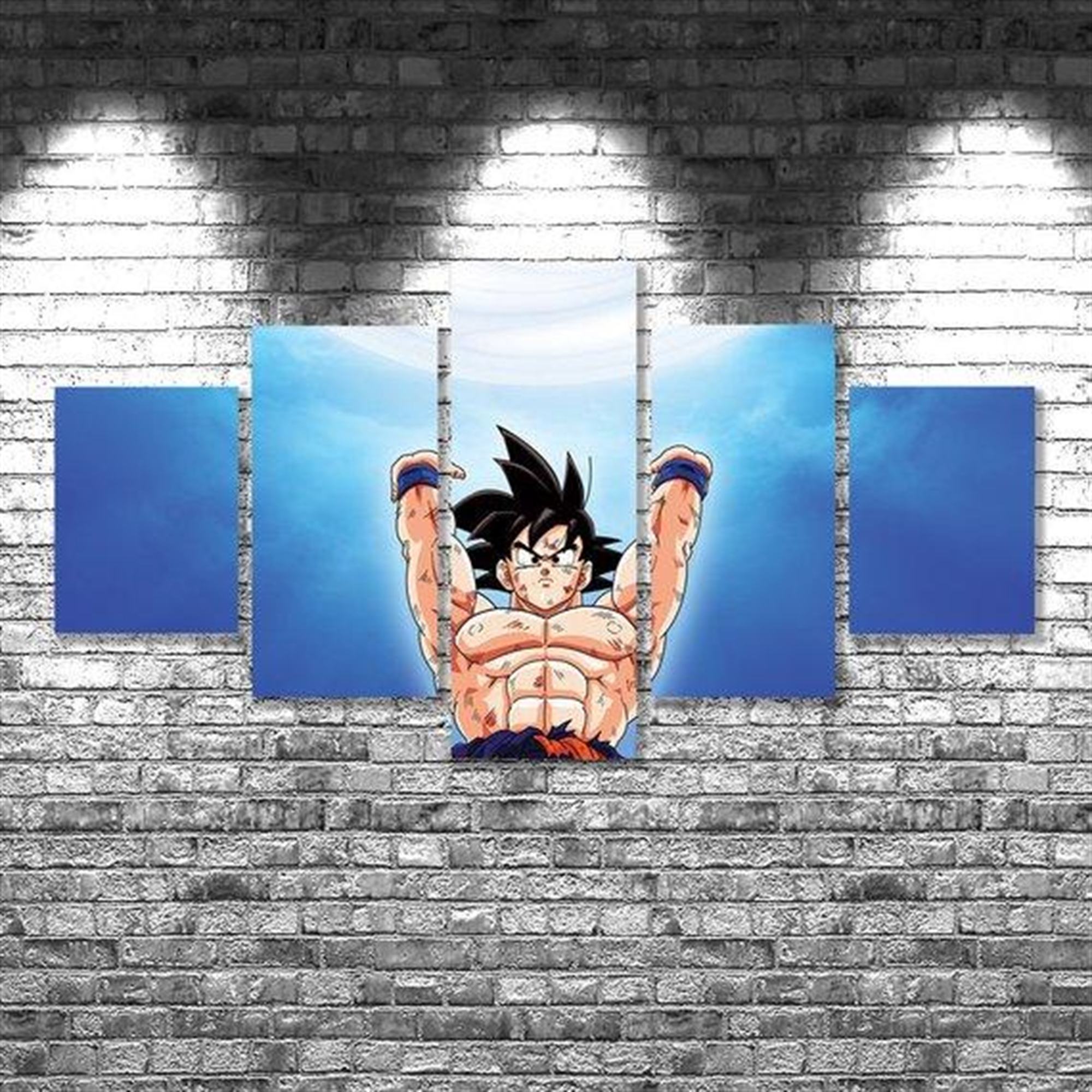 Vegeta Dragon Ball Z Super Saiyan: Anime Leinwandbilder Kunstdrucke Mit Rahmen