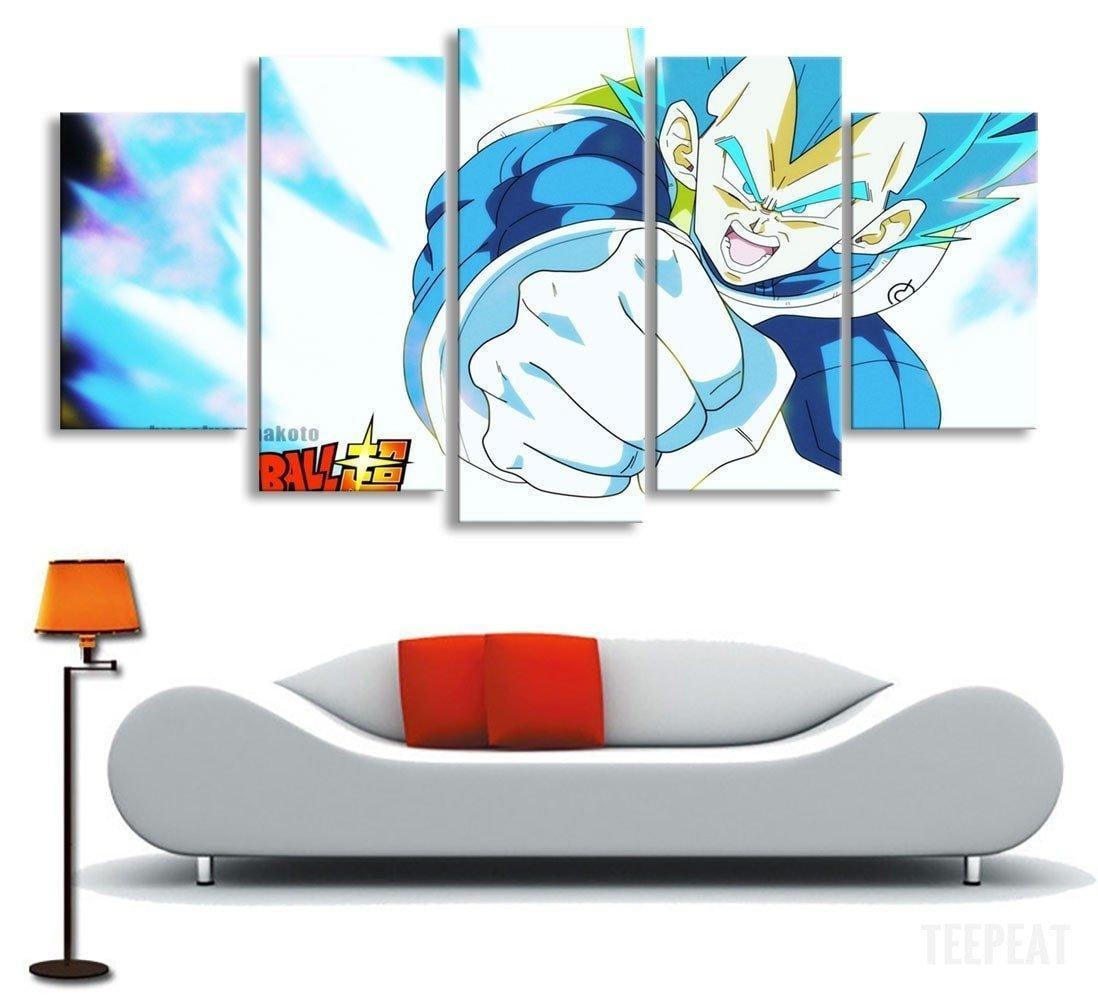 Vegeta God Anime Leinwandbilder Kunstdrucke  