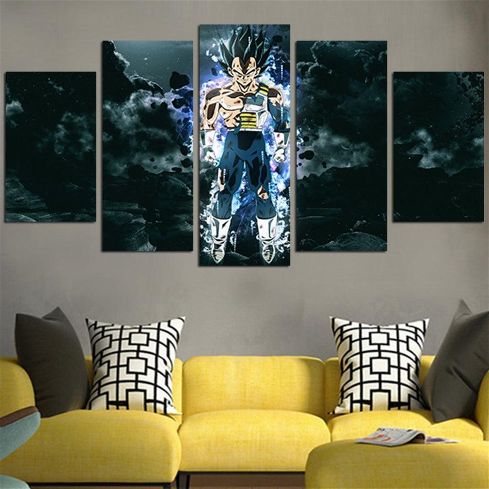 Vegeta im Ultra Instinkt: Dragon Ball Anime Leinwandbilder Kunstdrucke