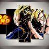 vegeta und goku duo anime leinwandbilder kunstdrucke mit rahmen 4659