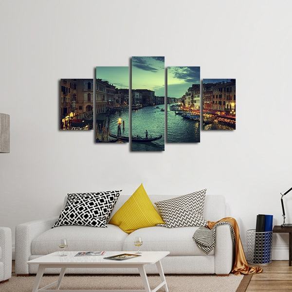 Venedig Bei Sonnenuntergang Leinwandbilder Kunstdrucke Rahmen