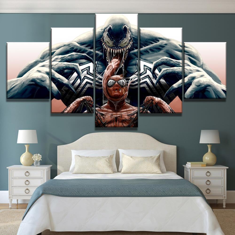 Venom Vs Spider Man Movie Leinwandbilder Kunstdrucke  