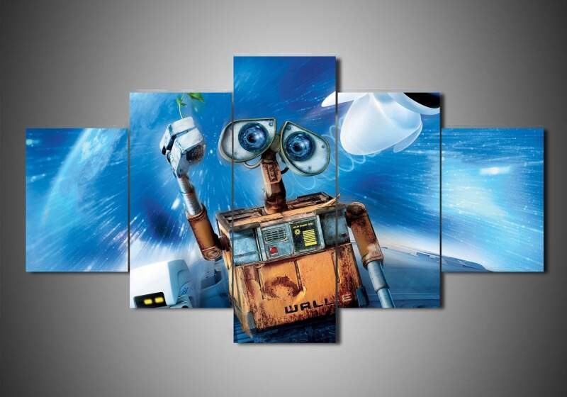 Wall e 1 Cartoon Leinwandbilder Kunstdrucke  