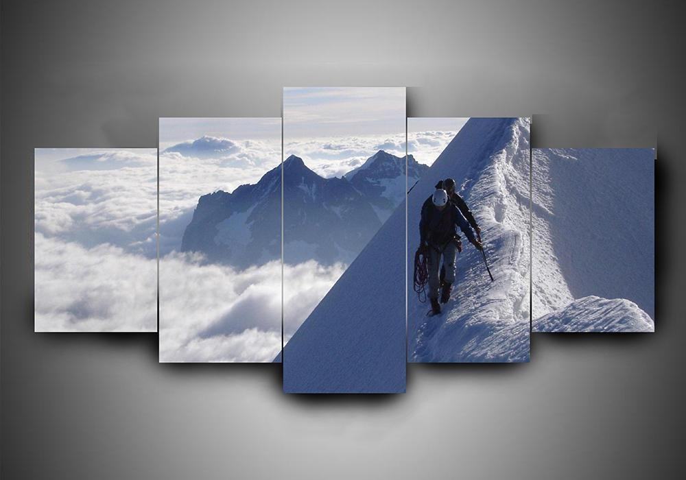 Wandern – Sport Leinwandbilder für Bergliebhaber