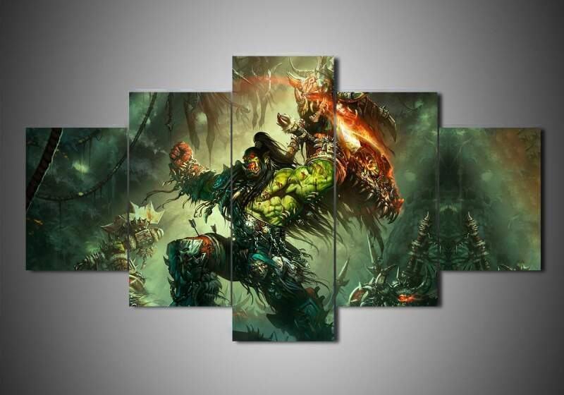 Warcraft 1 Gaming Leinwandbilder Kunstdrucke  
