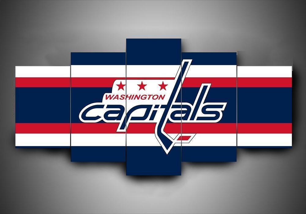 Washington Capitals - Dynamische Sport Leinwandbilder Kunstdrucke