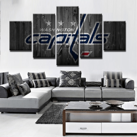 Washington Capitals 5 Eishockey - Elektrisierende Sport Leinwandbilder Kunstdrucke
