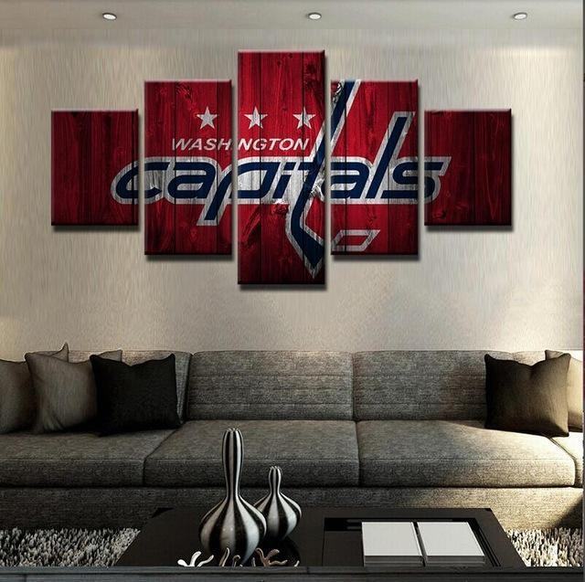 Washington Capitals Sports - Klassische Sport Leinwandbilder Kunstdrucke